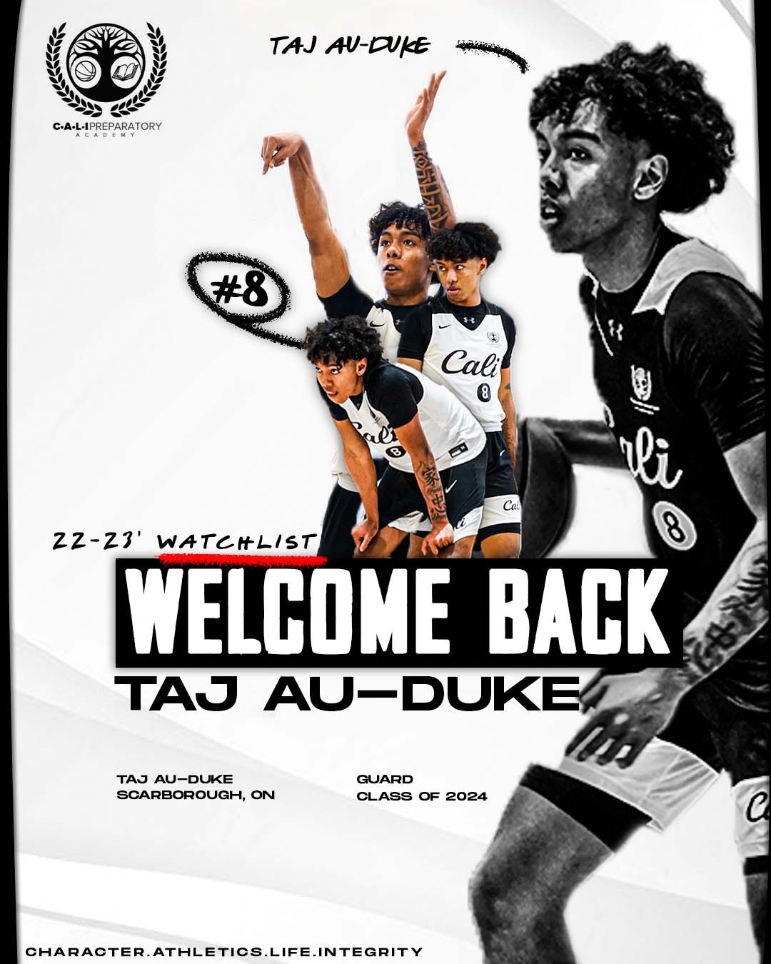 Read more about the article Welcome Back Taj Au-Duke!